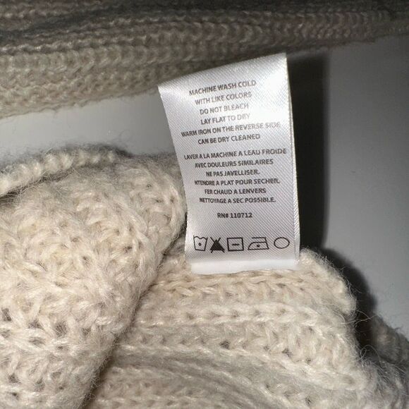 Driftwood Ivory Emie Knitted Cardigan Sweater Size XL NWT Balloon Sleeves - Picture 15 of 15